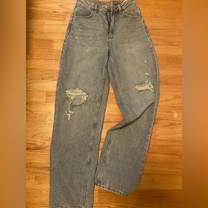h & m flared jeans